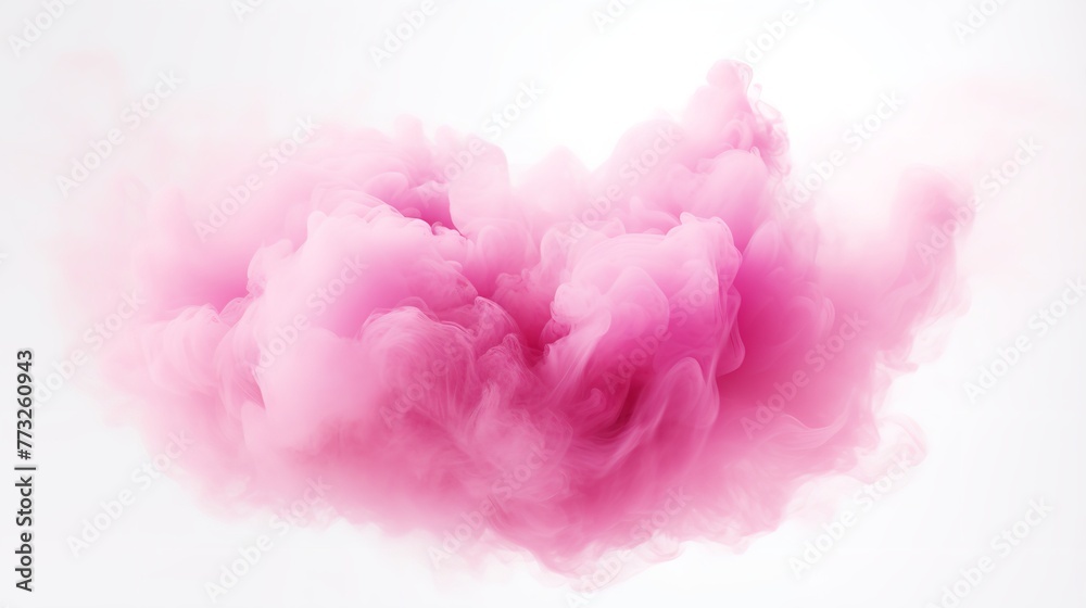 Fluffy Cloud or Thick Smoke in the Shape of a... Fluffy Cloud or Thick Smoke in the Shape of a...