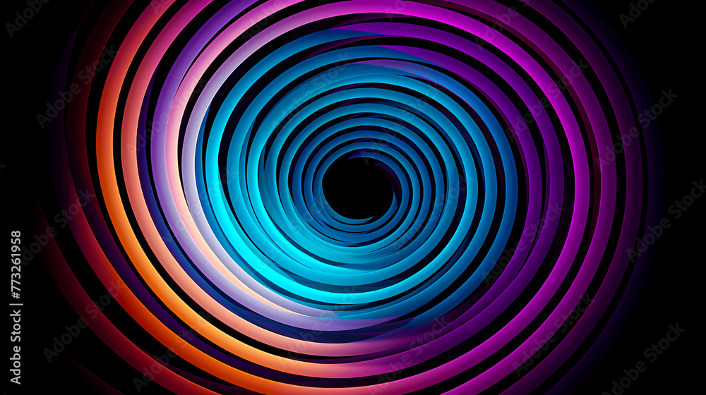 Abstract spiral concentric circle pattern Abstract spiral concentric circle pattern