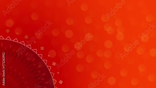 Festival red greeting background video design photo