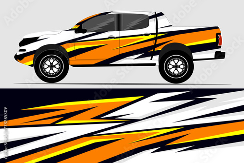 Abstract background racing car wrap graphics for vinyl car wraps and stickers  trucks