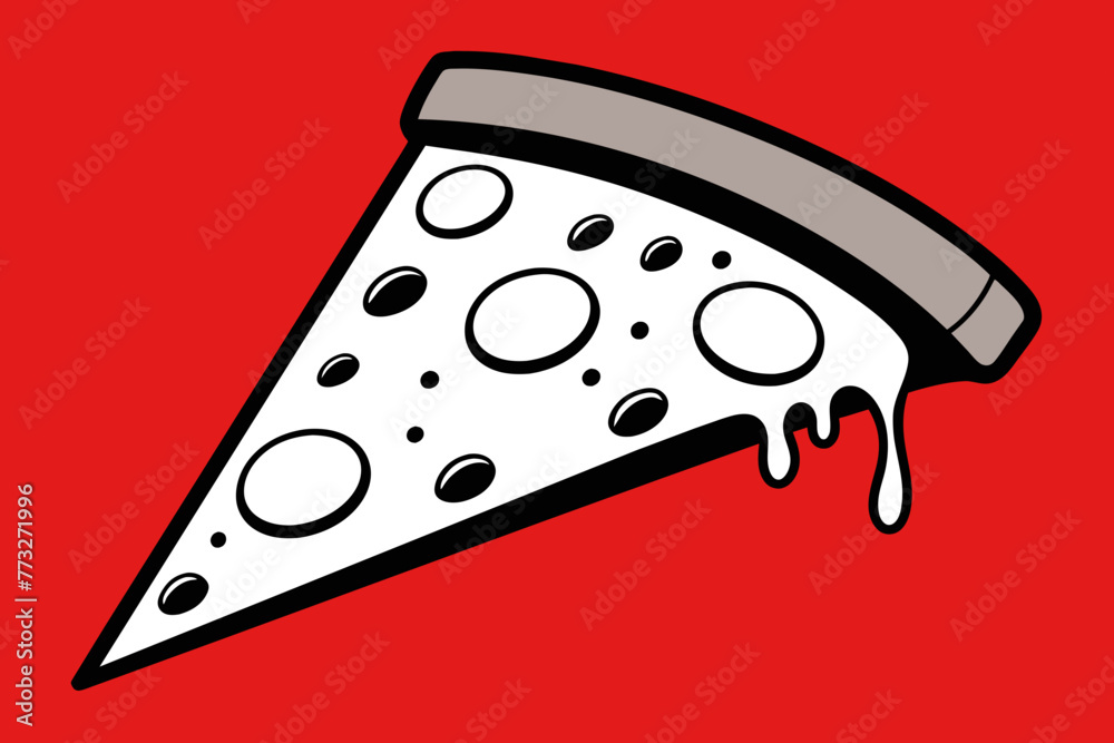 Pizza Slice Illustration Pizza Slice Illustration