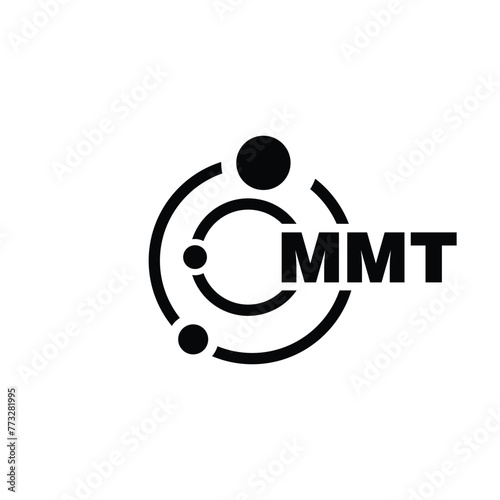 MMT letter logo design on white background. MMT logo. MMT creative initials letter Monogram logo icon concept. MMT letter design photo