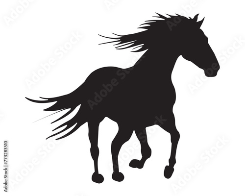 a Horse Silhouette vector icon  Elegant Equine Profile  Minimalist Design