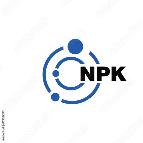 NPK letter logo design on white background. NPK logo. NPK creative initials letter Monogram logo icon concept. NPK letter design