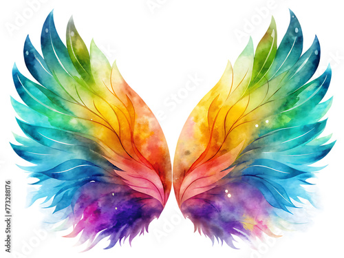 Beautiful colorful wings