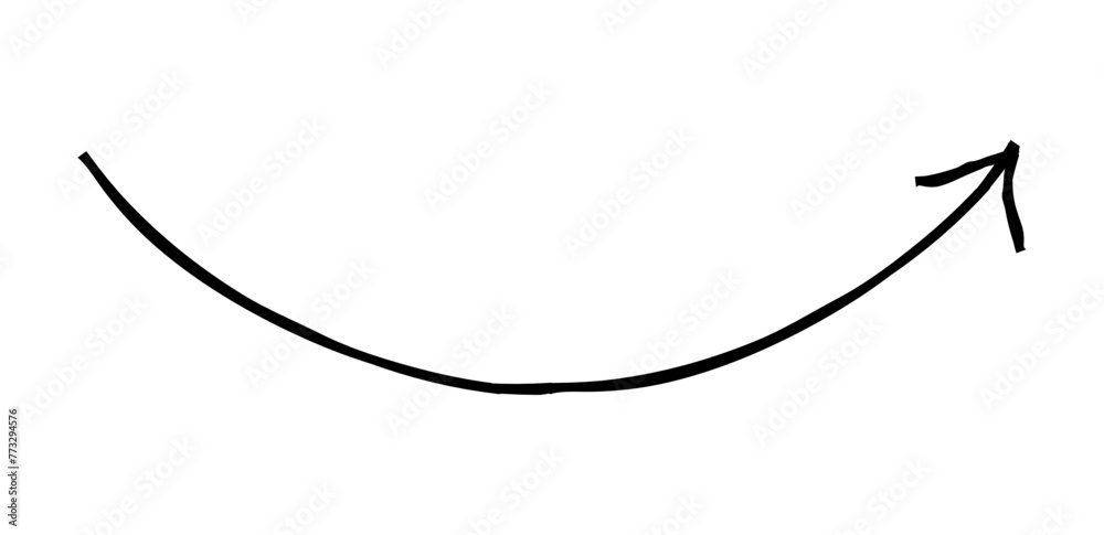 Hand drawn simple arrow drawn with wax crayon, chalk or charcoal. Uneven dry texture for underlining highlighting. Pencil drawn lines, strikethrough, grungy vector isolated on white. Hand drawn simple arrow drawn with wax crayon, chalk or charcoal. Uneven dry texture for underlining highlighting. Pencil drawn lines, strikethrough, grungy vector isolated on white.