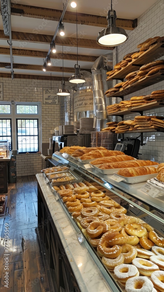 Historic bakery restoration, walls steeped in stories, tradition reborn Historic bakery restoration, walls steeped in stories, tradition reborn