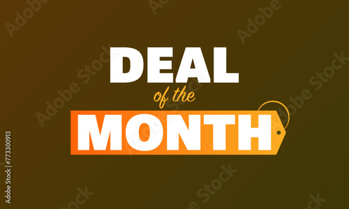 deal of the month yellow