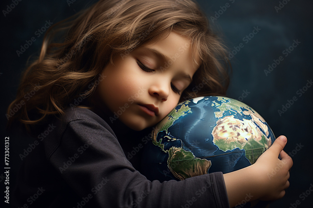 Celebration of Earth Day Generative AI picture green planet beautiful nature in danger AI pic Celebration of Earth Day Generative AI picture green planet beautiful nature in danger AI pic