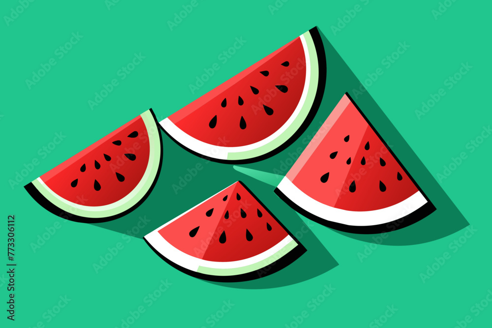 Watermelon Slice Illustration Watermelon Slice Illustration