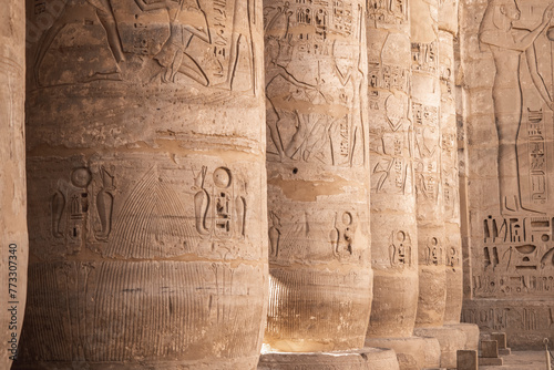 Medinet Abu Temple, Valley of the Kings, Egypt photo