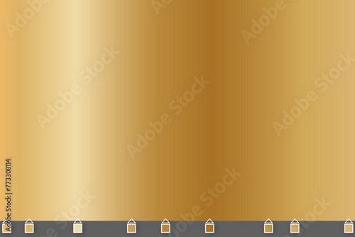 Design for wallpaper, background, wrapping, fabric. Light, realistic, elegant, shiny, metallic and gold gradient vector illustration. Shiny golden metallic foil gradient set. Social media wallpaper.
