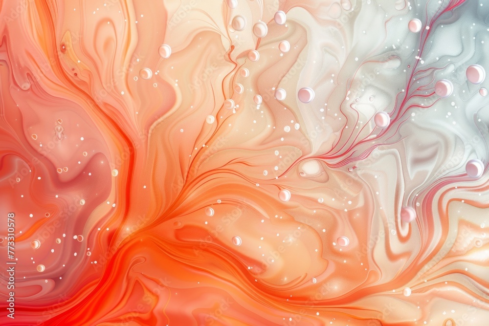 abstract background for June: Pale orange, pearl abstract background for June: Pale orange, pearl
