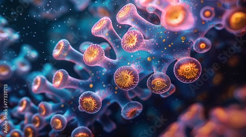 Microscopic wonders shaping ecosystems © Premreuthai