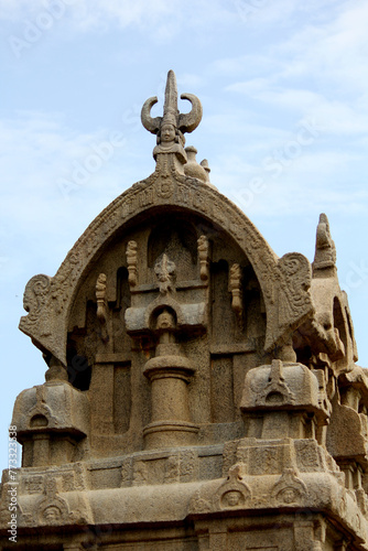 cross on the temple mahabalipuram