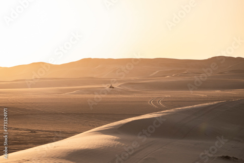 Sand desert in Siwa Oasis  Egypt