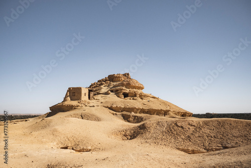 Mont of the dead in Siwa Oasis, Egypt