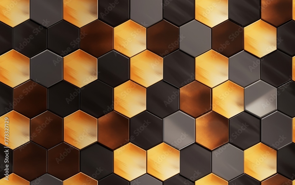 Flat Hexagonal Tile Texture Seamless Pattern Flat Hexagonal Tile Texture Seamless Pattern