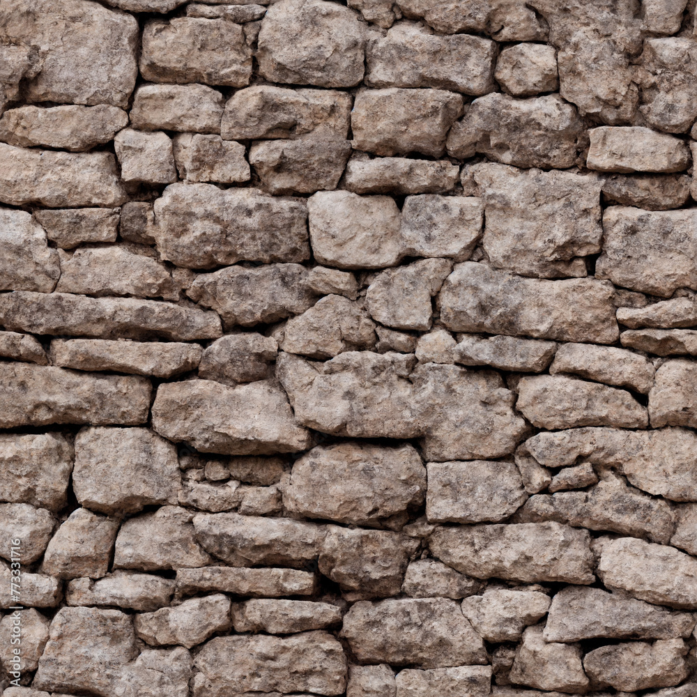 Seamless texture of stone wall