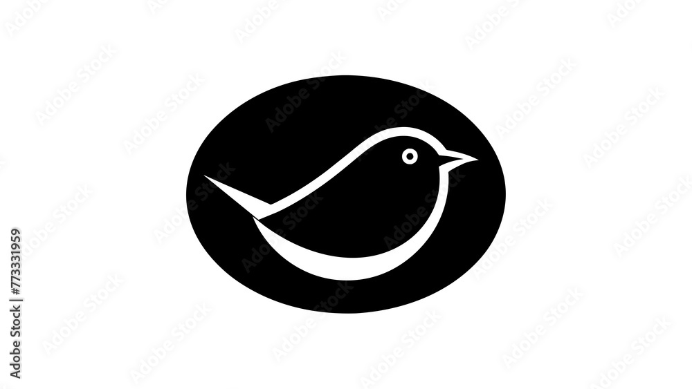 a-picture-of--a-robin-icon-in-circle-logo vector illustration a-picture-of--a-robin-icon-in-circle-logo vector illustration
