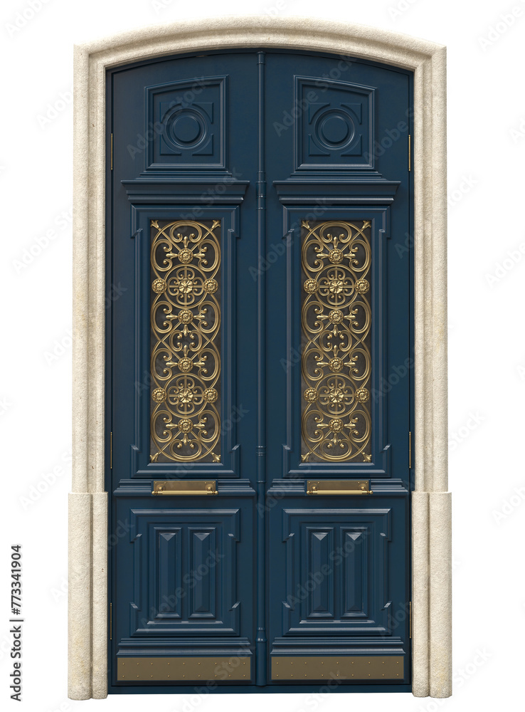 Entrance classic doors for the house Entrance classic doors for the house
