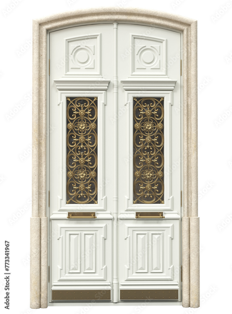 Entrance classic doors for the house Entrance classic doors for the house
