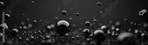 background Abstract geometry glossy spheres and balls