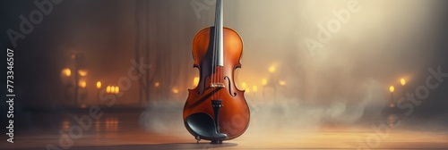 violin light background