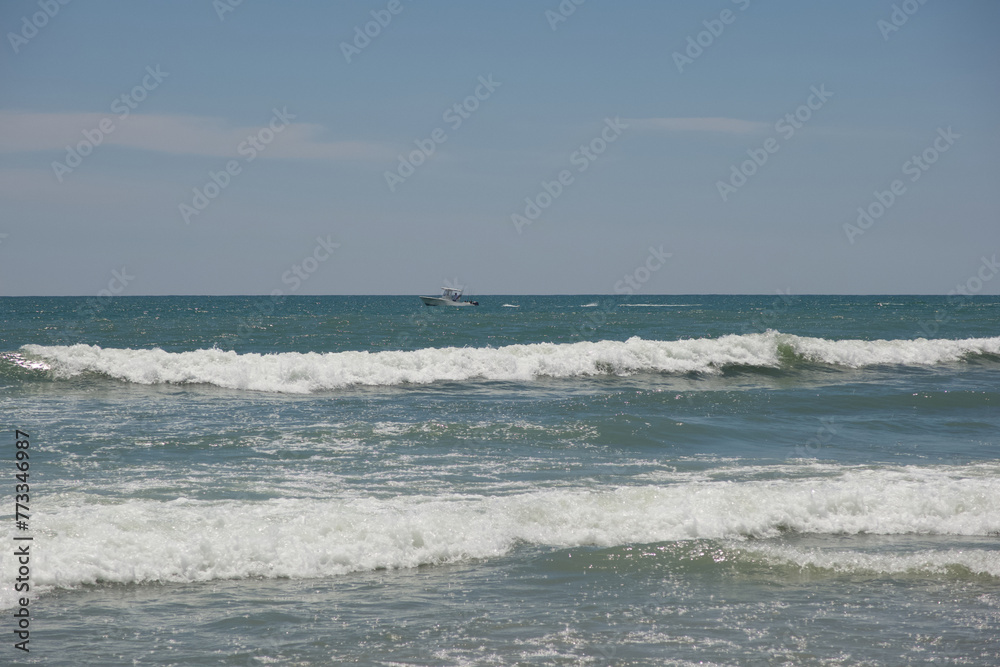 ship on ocean 