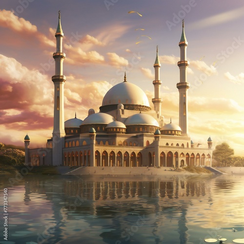 Beautiful luxury mosque