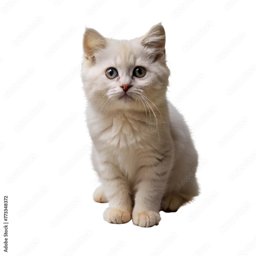 cat  png  isolated white background