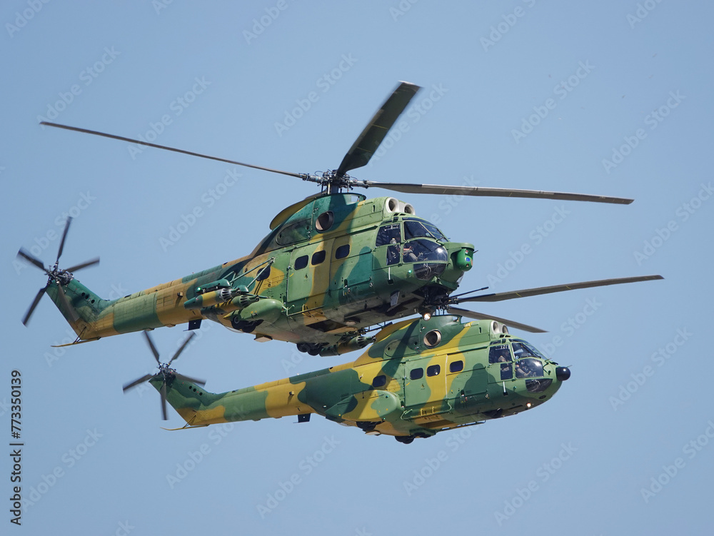 Fototapeta premium helicopters in action
