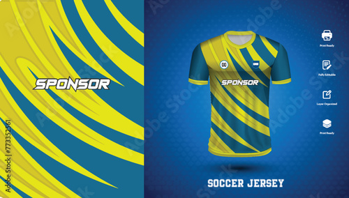 soccer jersey design for sublimation or sports tshirt design for cricket football