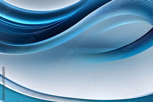 abstract blue wave background design 