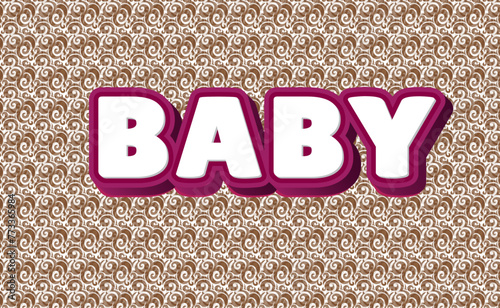 Overlapping text effect. Editable font style
