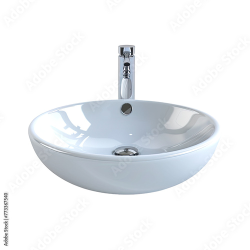 Vanity basin isolated on transparent background