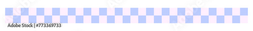 Chessboard, checkerboard geometric design border, stripe vector illustration