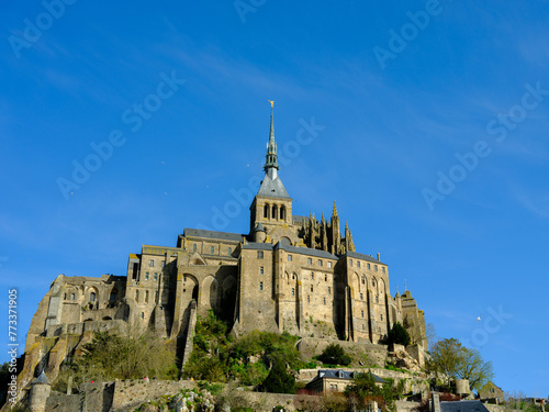 The famous Mont-Saint-Michel, located in Normandy's Manche region