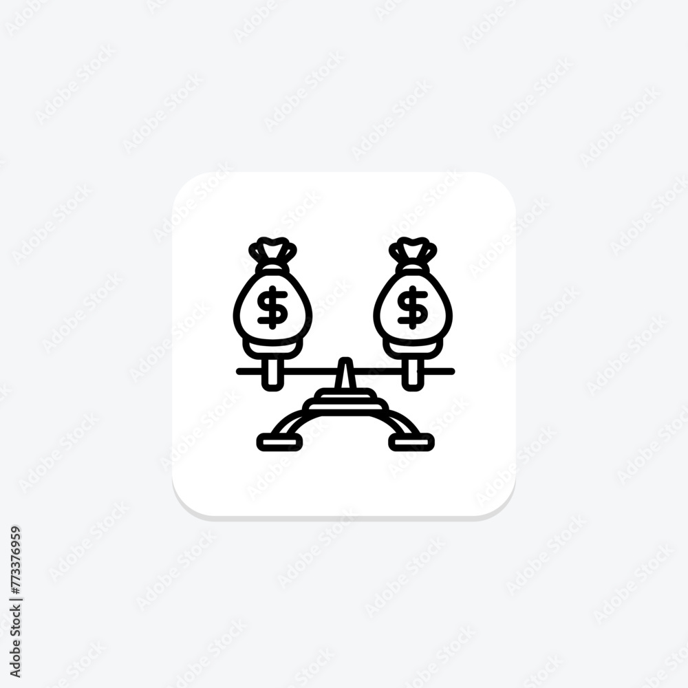 Mutual Benefit Alliance icon, mutual, benefit, alliance, collaboration line icon, editable vector icon, pixel perfect, illustrator ai file