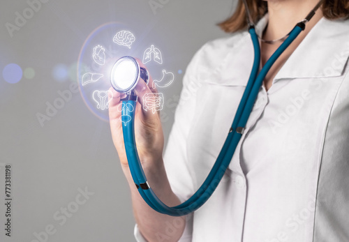 Foto Full medical checkup, examination concept