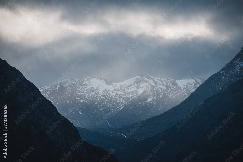 Obraz premium Moody day in Andalsnes