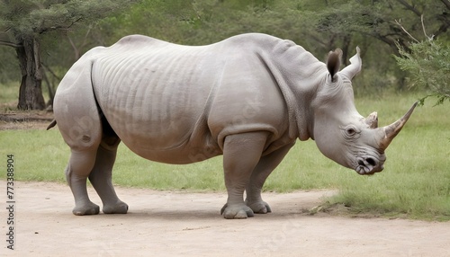 A Rhinoceros In A Safari Discovery  2