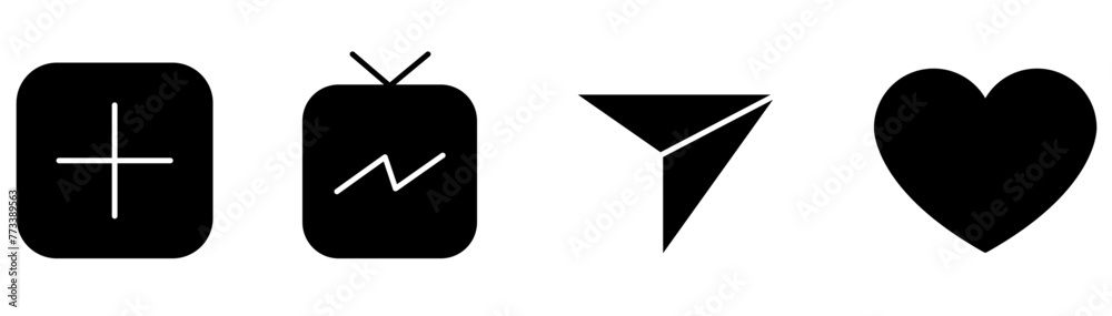 Social network icons isolated on transparent background. Social icons for your design Instagram logo Like Comment Share Save Admin user icons for social media Networking Interface Icons set for web Social network icons isolated on transparent background. Social icons for your design Instagram logo Like Comment Share Save Admin user icons for social media Networking Interface Icons set for web