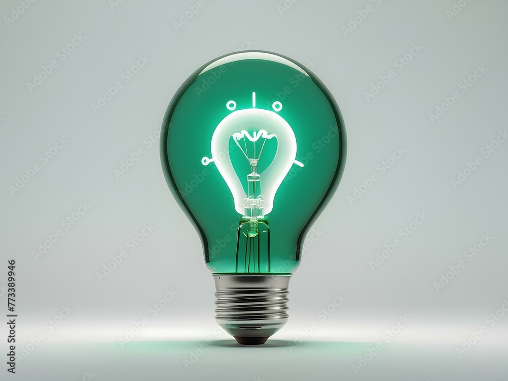 green light bulb green light bulb