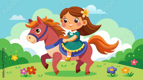 girl-on-horse--cute-little-girl-riding-on-a-horse