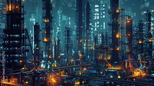 Connected smart factory infrastructure with automation  digital painting