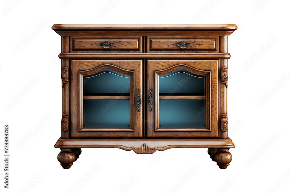 Cabinet on transparent background. Cabinet on transparent background.