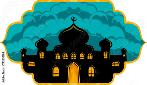 Ramadan Kareem Flat Illustration