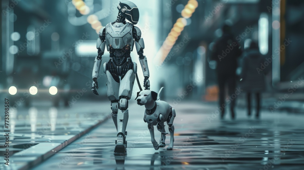 custom made wallpaper toronto digitalbridge walking robot