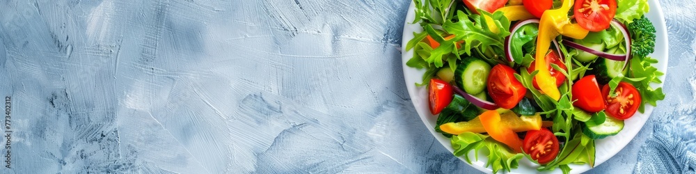 fresh chopped vegetables for salad background. fresh chopped vegetables for salad background.